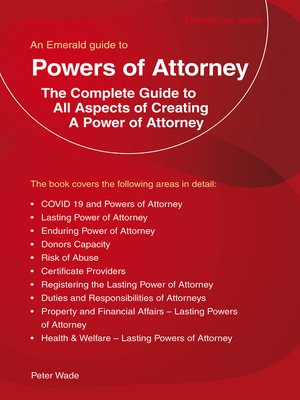 cover image of Powers of Attorney